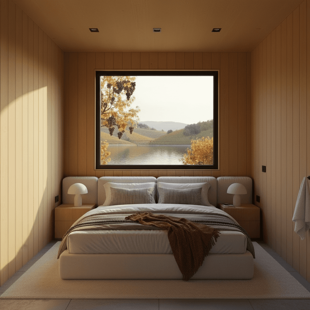 Modern lakeside Tiny House - House Water House - Show Other Side - Show Whole Nice - Show Whole Nice - Interior view