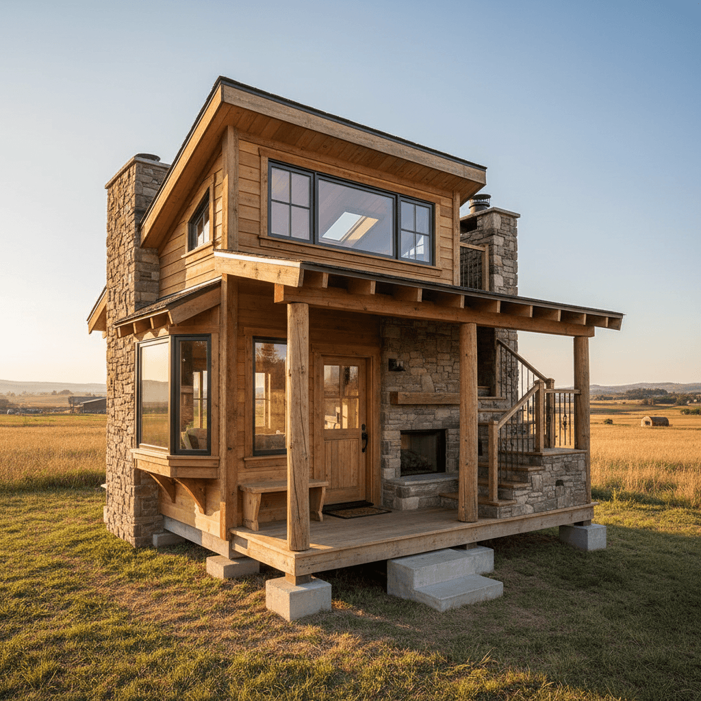 Rustic rural Tiny House