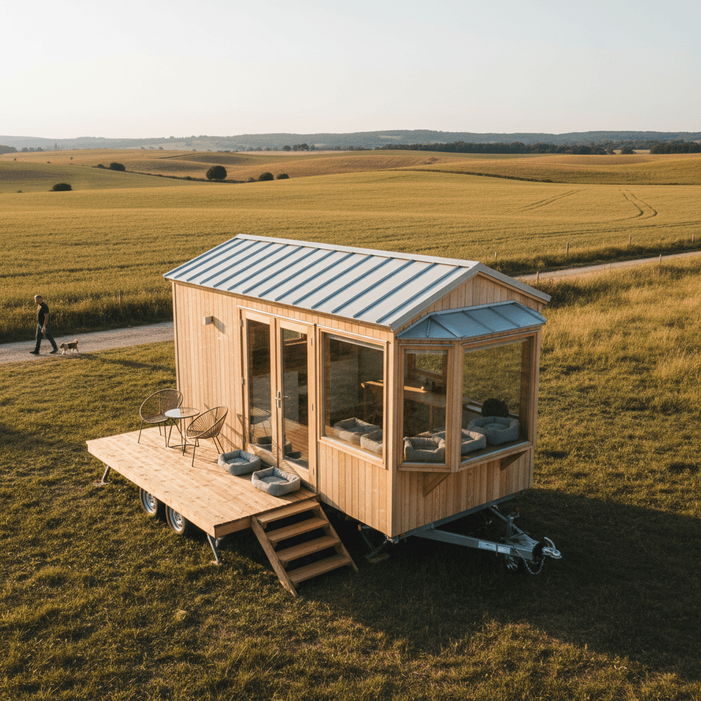 scandinavian rural Tiny House